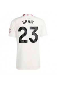 Fotbalové Dres Manchester United Luke Shaw #23 Třetí Oblečení 2023-24 Krátký Rukáv